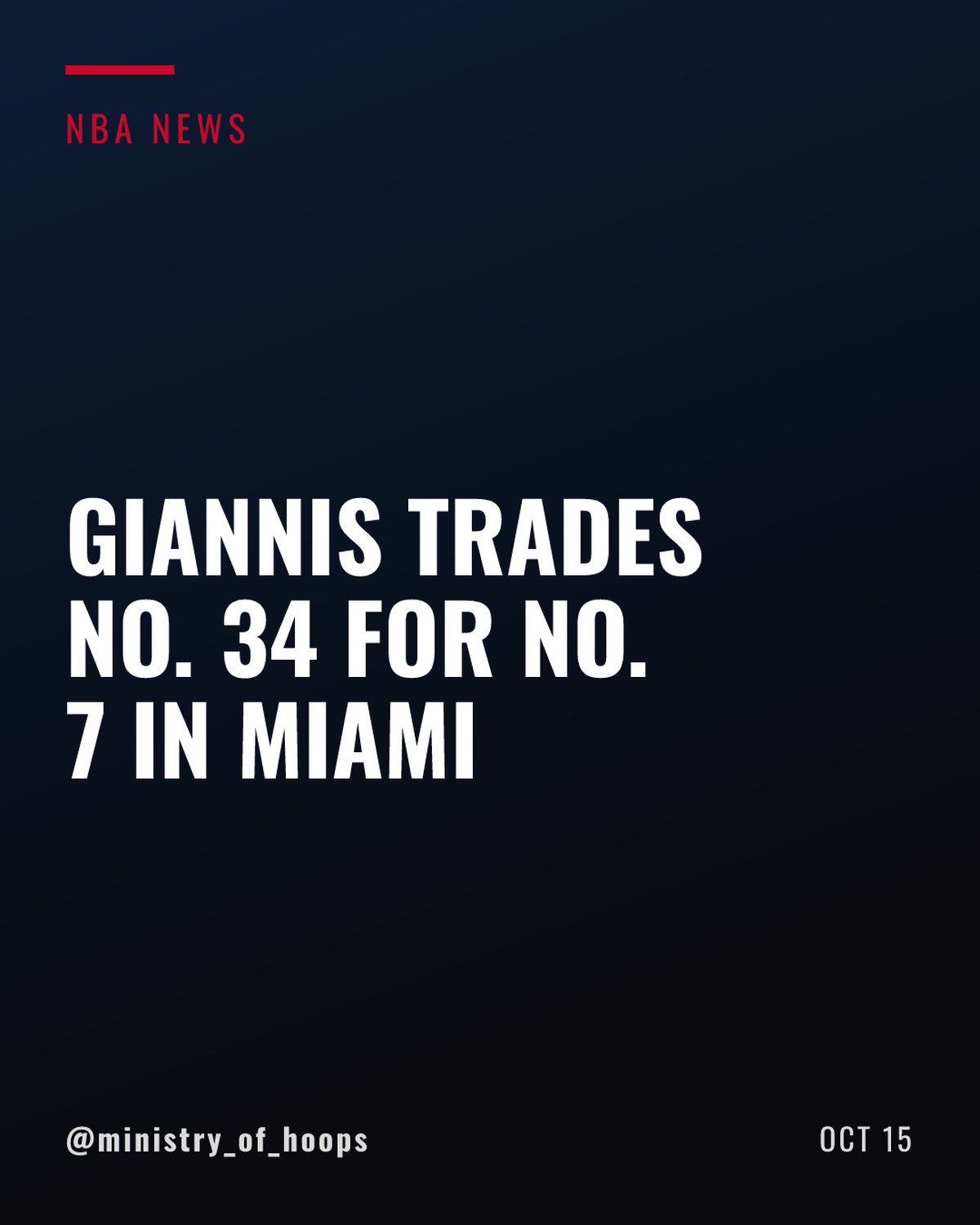 Giannis Antetokounmpo Switches to No. 7 Following Move to Heat