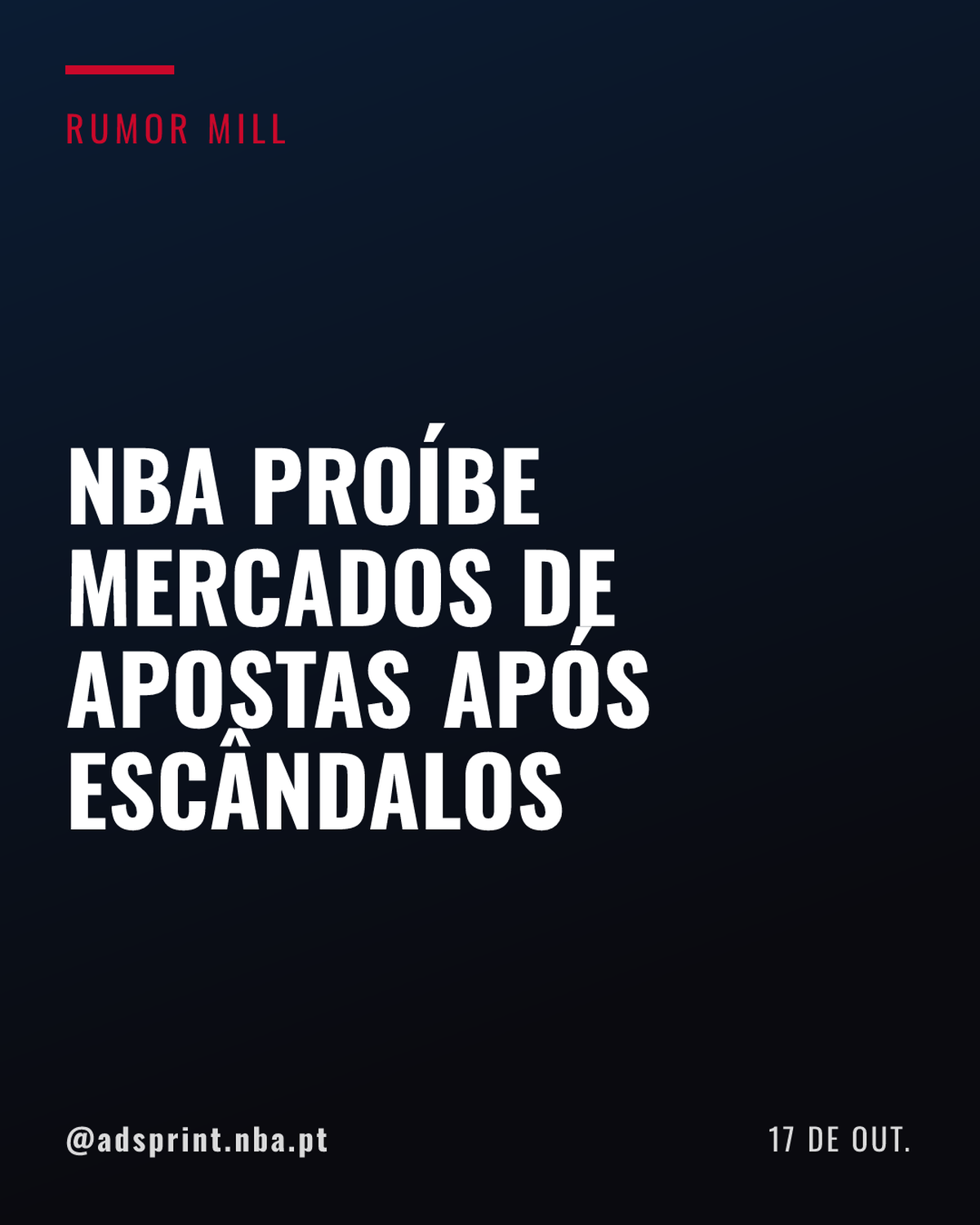 NBA e casas de apostas vetam palpites específicos após escândalos recentes