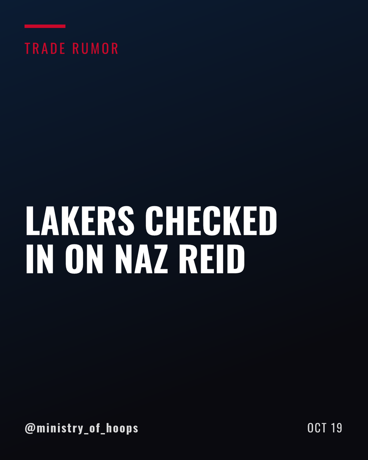 Lakers Inquired About Timberwolves Big Man Naz Reid