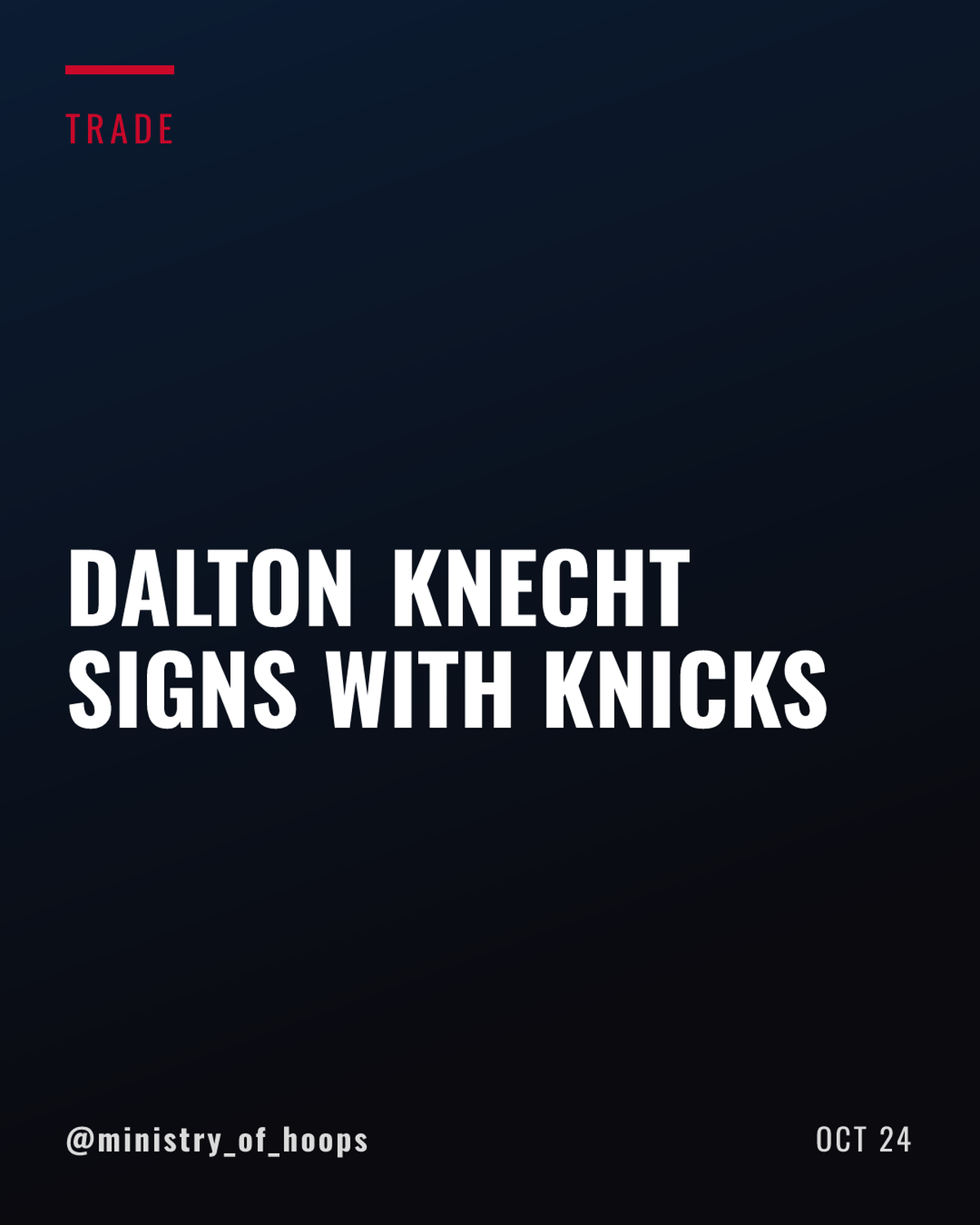 Dalton Knecht Signs Two-Way Deal With Knicks After Lakers Release