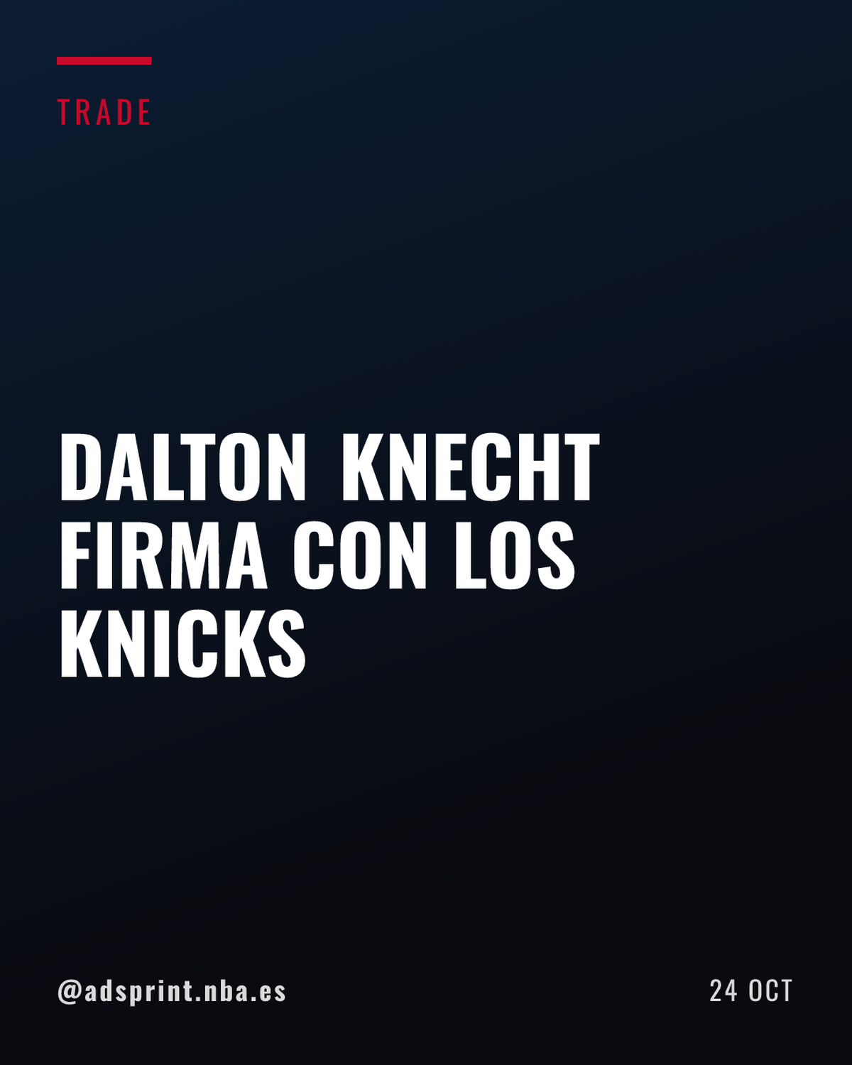 Dalton Knecht acuerda un contrato dual con los New York Knicks