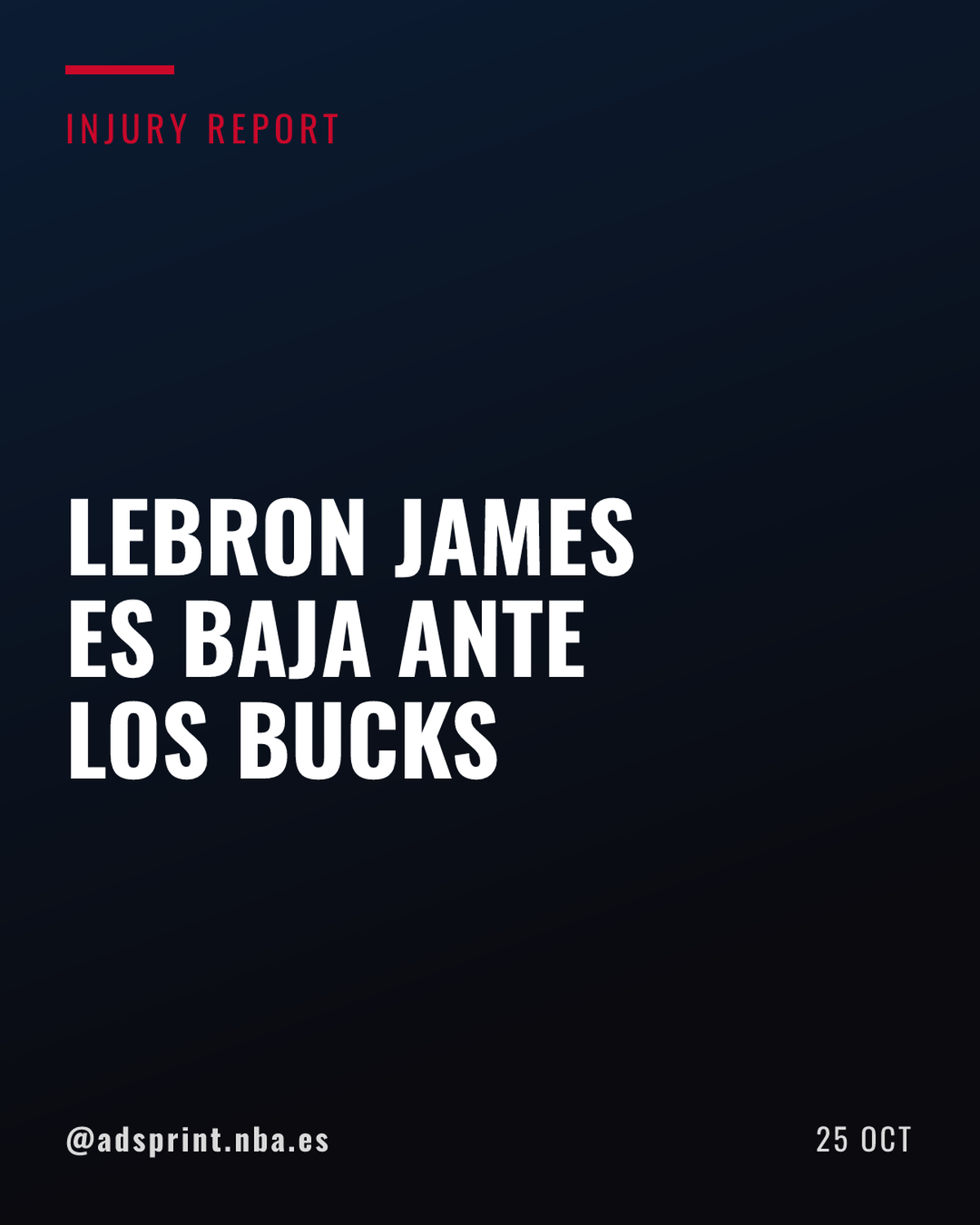 LeBron James descansará ante los Bucks en el inicio del 'back-to-back'