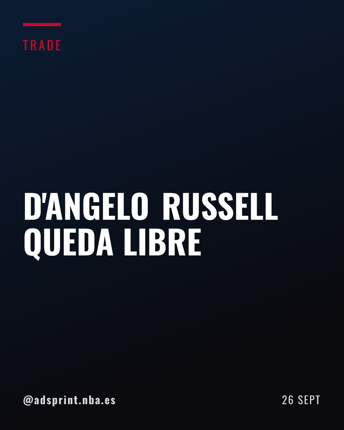 Los Grizzlies cortan a D'Angelo Russell tras el traspaso a seis bandas