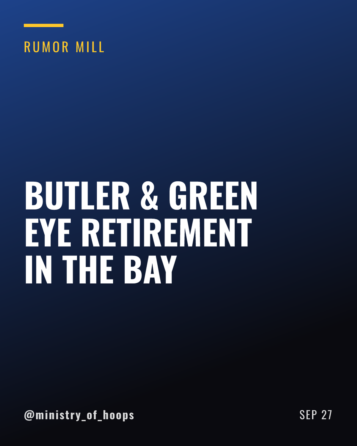 Butler, Green Reportedly Open to Sacrifices to Finish Careers in Golden State