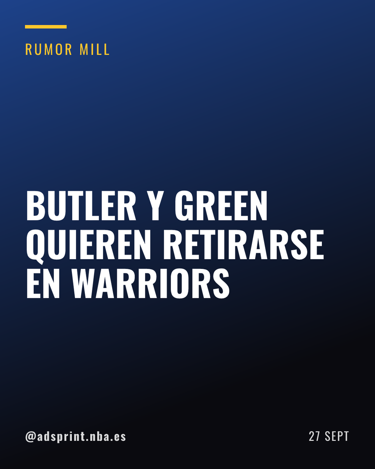 Jimmy Butler y Draymond Green contemplan retirarse en los Warriors junto a Curry