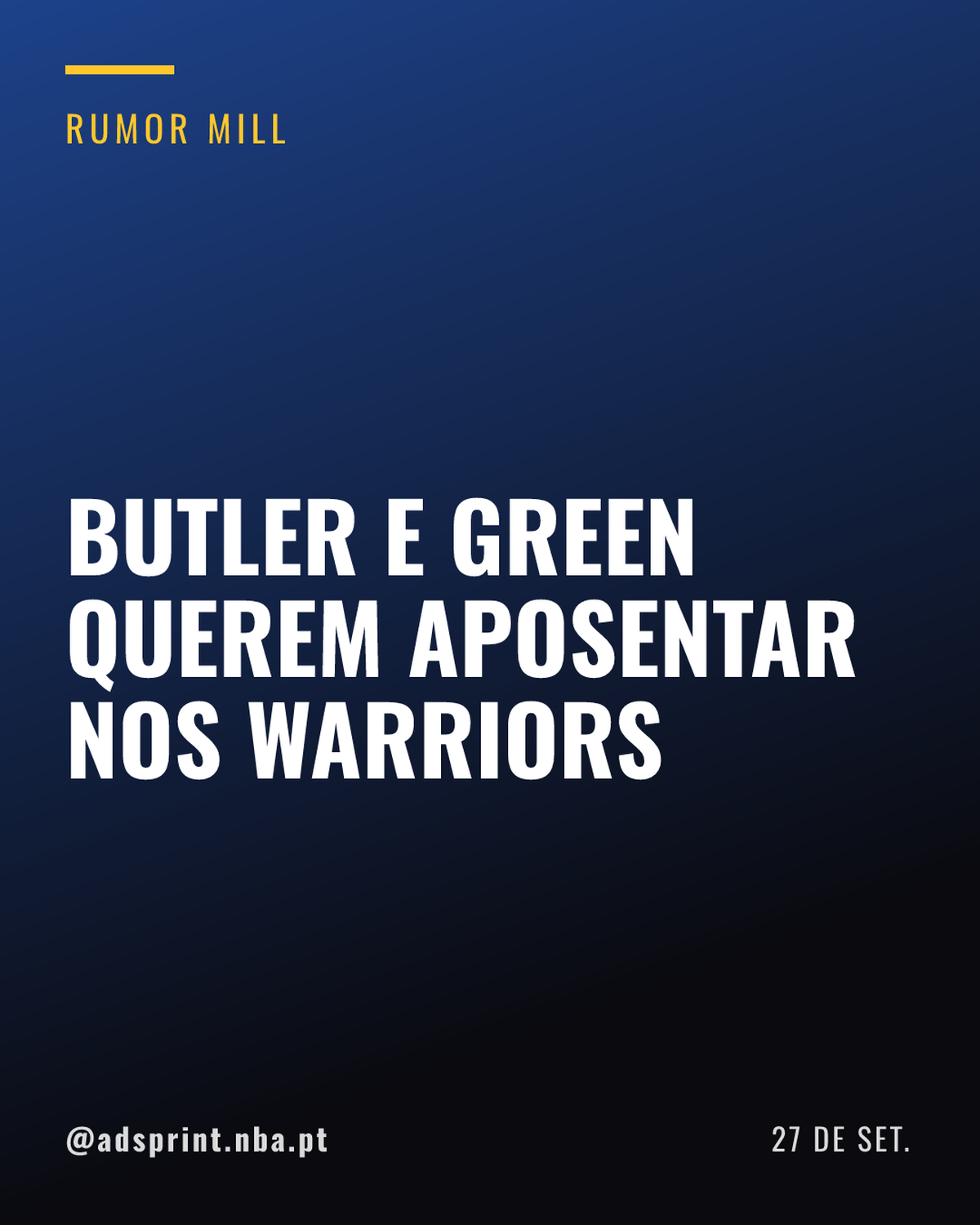 Jimmy Butler e Draymond Green querem encerrar carreira no Warriors