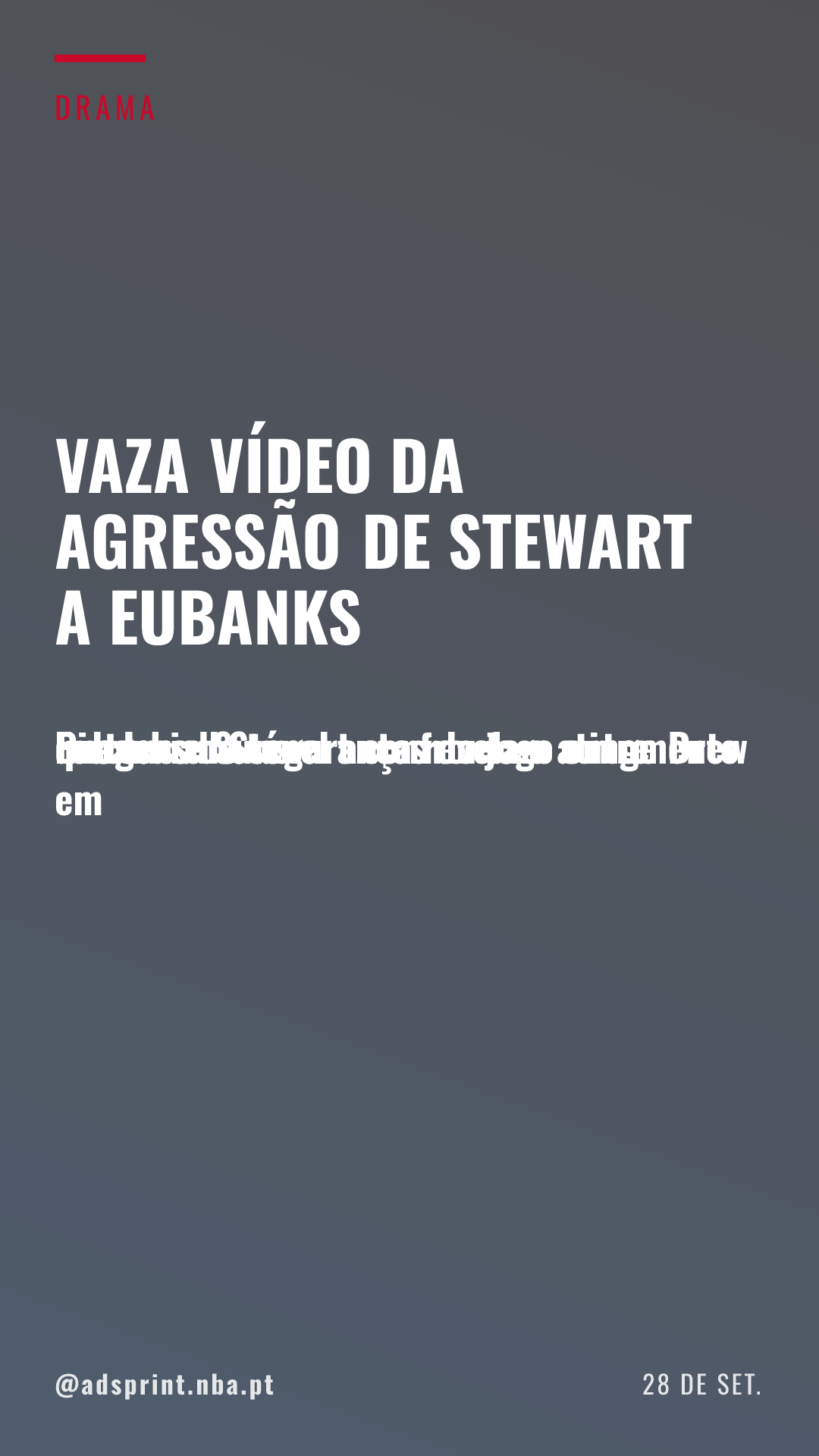 Vídeo vaza e mostra soco de Isaiah Stewart em Drew Eubanks em túnel da NBA