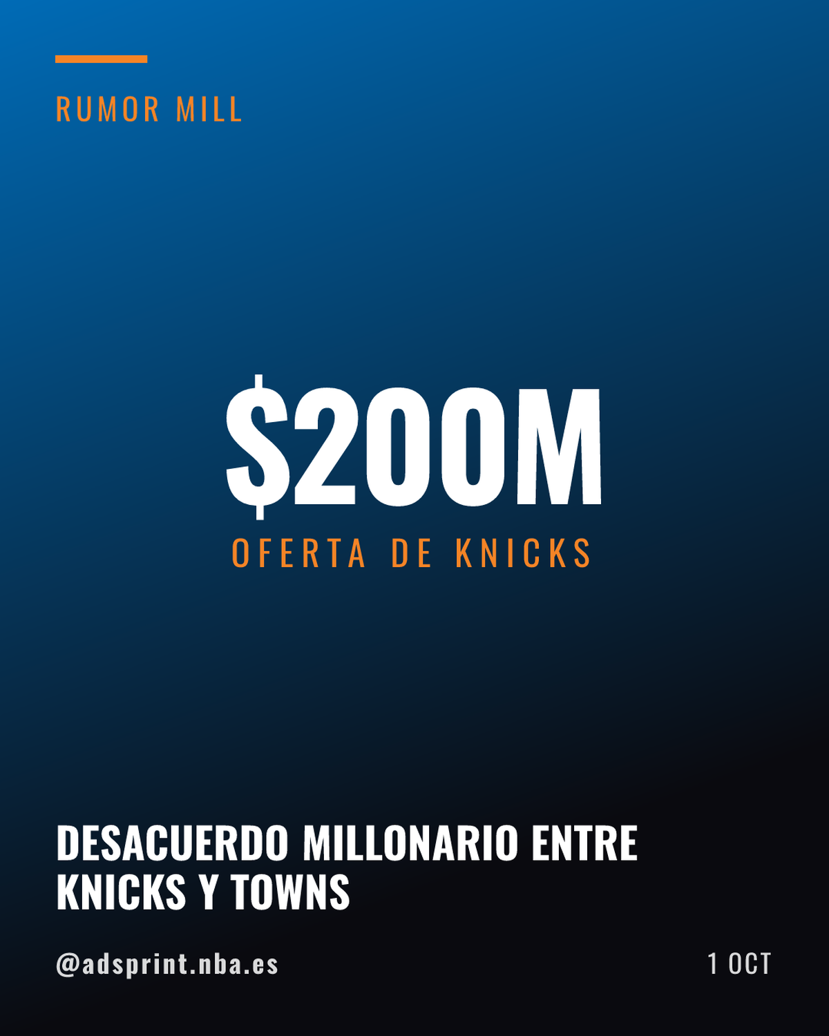 Los Knicks y Karl-Anthony Towns negocian con una brecha de 76 millones