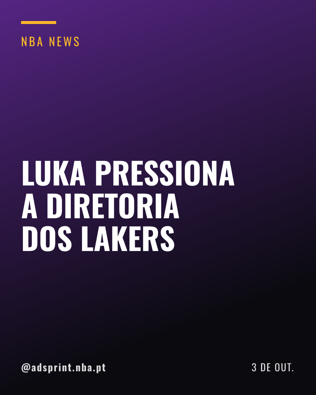 Luka Doncic pode adiar renovação com o Lakers dependendo de resultados